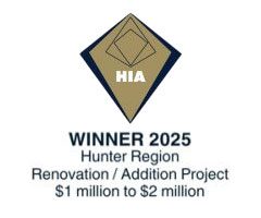 HIA 2025 Winner Hunter Region Renovation